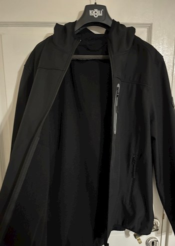 3xl Beden Siyah Fermuarlı Erkek Yağmurluk Ceket