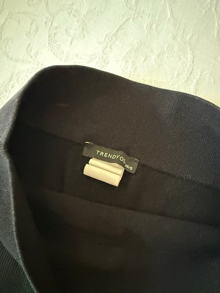 Siyah Basic Tayt - Görsel 2