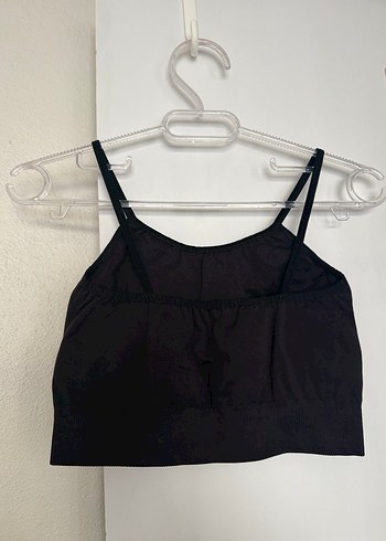 Siyah Strappy Bustier Atlet - Görsel 3