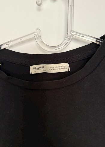 Siyah Uzun Kollu Crop Top - Görsel 3