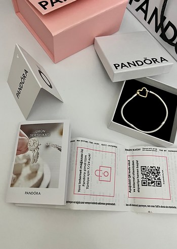 PANDORA MOMENTS KALP KLİPSLİ Altın Renk BİLEKLİK - Görsel 5