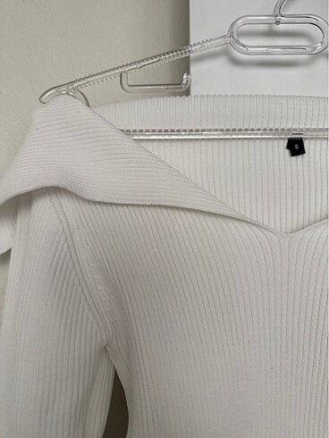 Kayık yaka kazak - Görsel 2