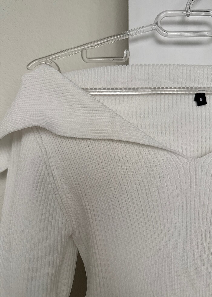 Kayık yaka kazak - Görsel 2