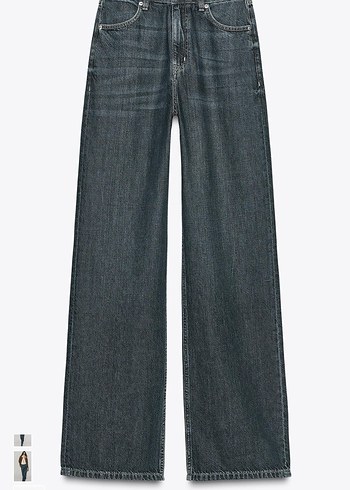 Yüksek bel straight fit soluk efektli jean - Görsel 4