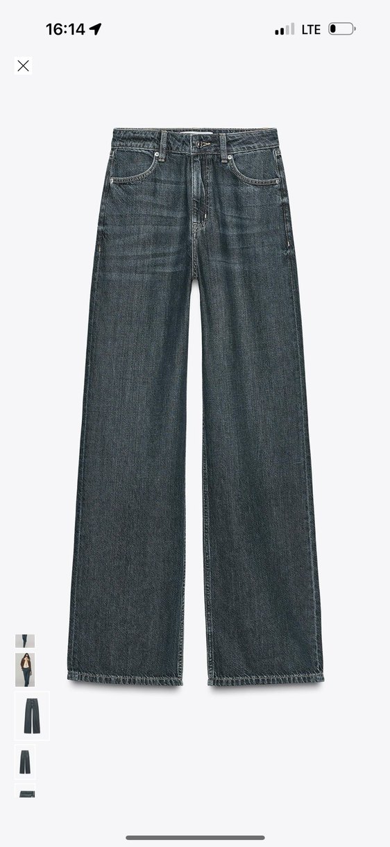 Yüksek bel straight fit soluk efektli jean - Görsel 4