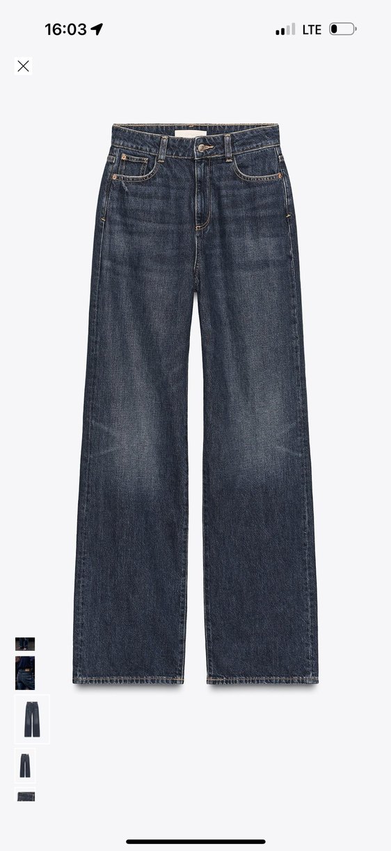 Z.04 düz kesim uzun paça yüksek bel jean - Görsel 4