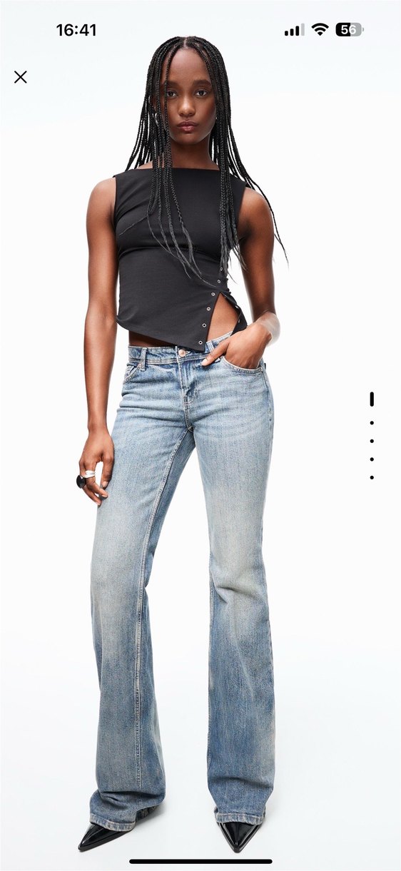 Bershka bootcut fit düşük bel pantolon - Görsel 2