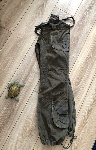 American Vintage Haki kargo tarzı pantolon