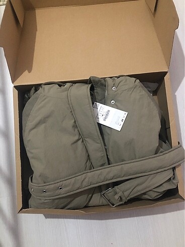 ZARA KONTRAST ŞİŞME MONT - Görsel 5