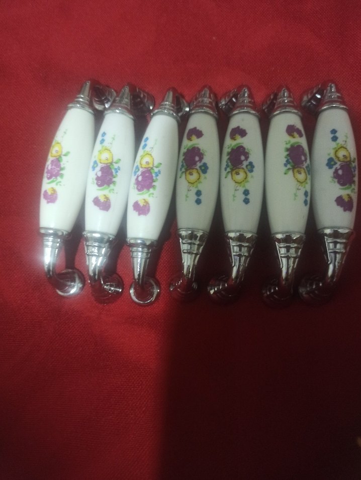 Çiçek Desenli dolap kulpu - Görsel 4