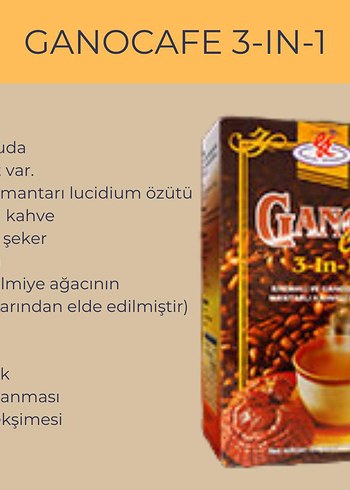 Ganocafe 3-in-1 Kahve Karışımı