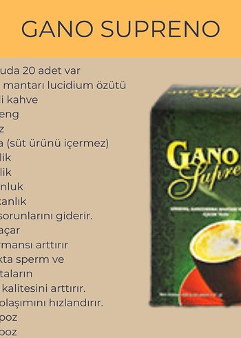 Gano Supreno Kahve 20'li Paket