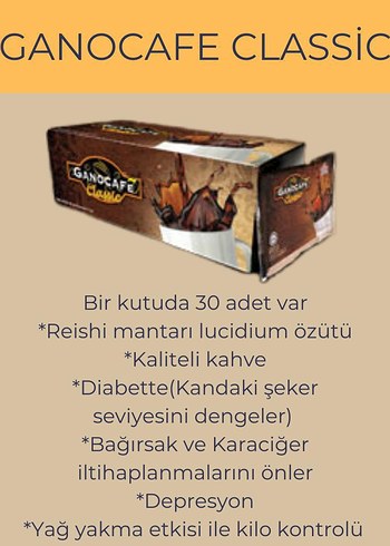 Ganocafe Classic Kahve 30'lu Paket