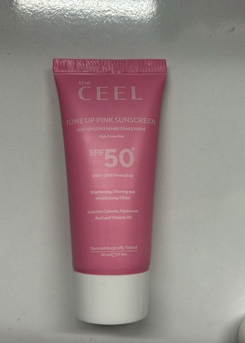 The CEEL Pembe Tonlu Güneş Kremi SPF 50