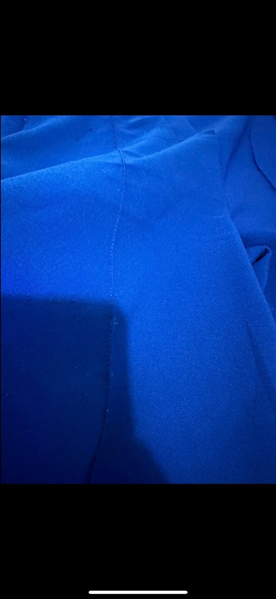 Kadın Mavi Regular Fit Uzun Kumaş Pantolon - Görsel 3