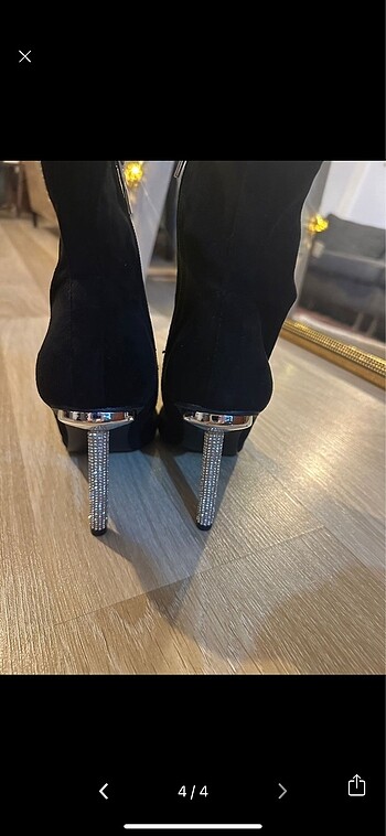 38 Beden River island topuklu stiletto süet boy