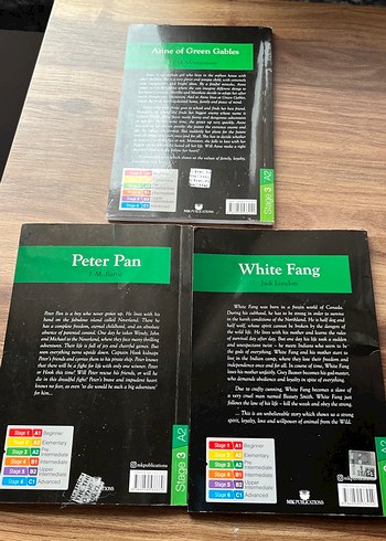 İlkokul Kitapları Seti: Anne, Peter Pan, White Fang - Görsel 2
