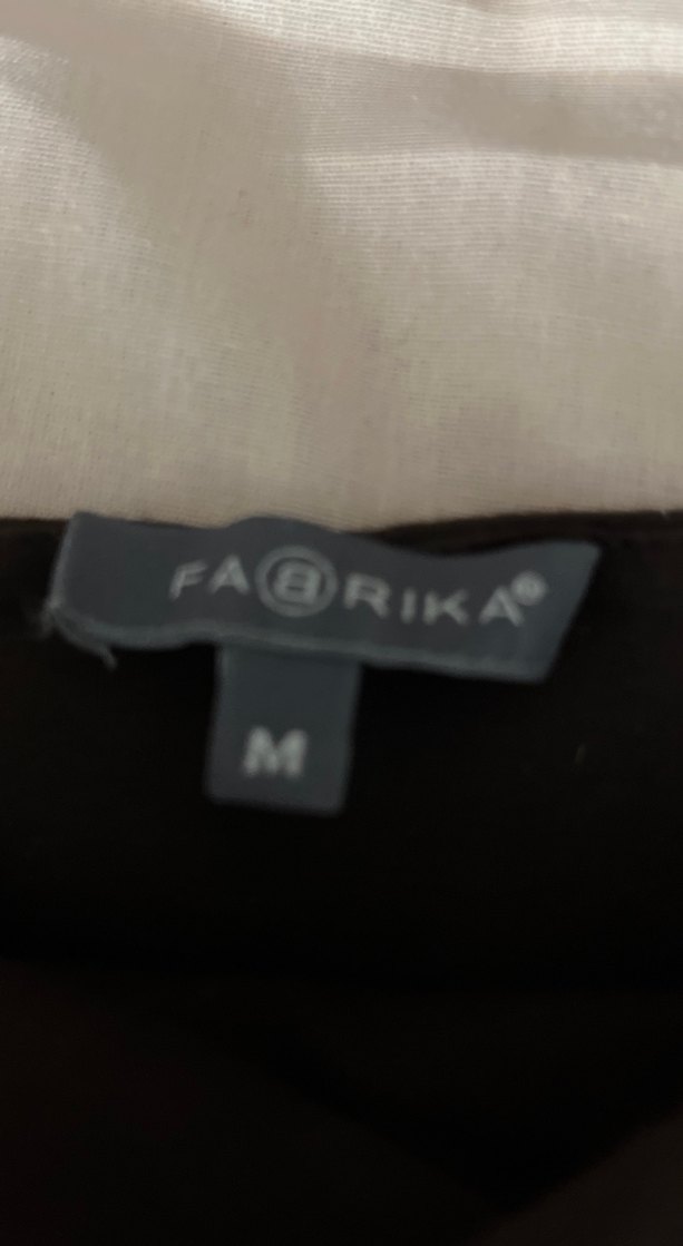 Kahverengi straplez bluz - Görsel 2