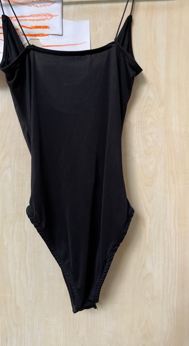 Siyah Drapeli Kadın Monokini - Görsel 3