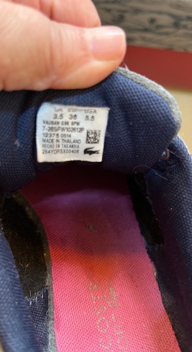 Lacoste Kadın Pembe Şeritli Spor Ayakkabı - Görsel 3