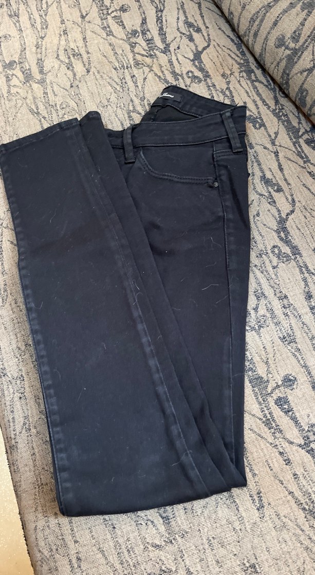 Kadın Siyah Normal Boy Slim Denim Jean - Görsel 2