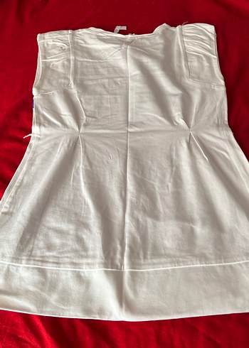 Beyaz Baskılı  kız çocuk bluz - Görsel 4