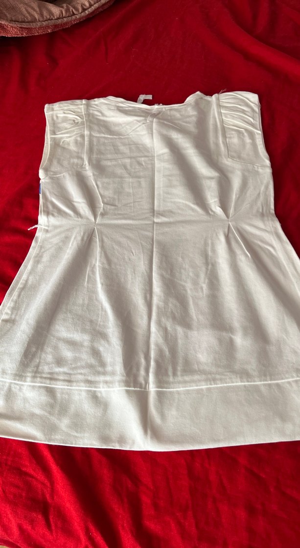 Beyaz Baskılı  kız çocuk bluz - Görsel 4