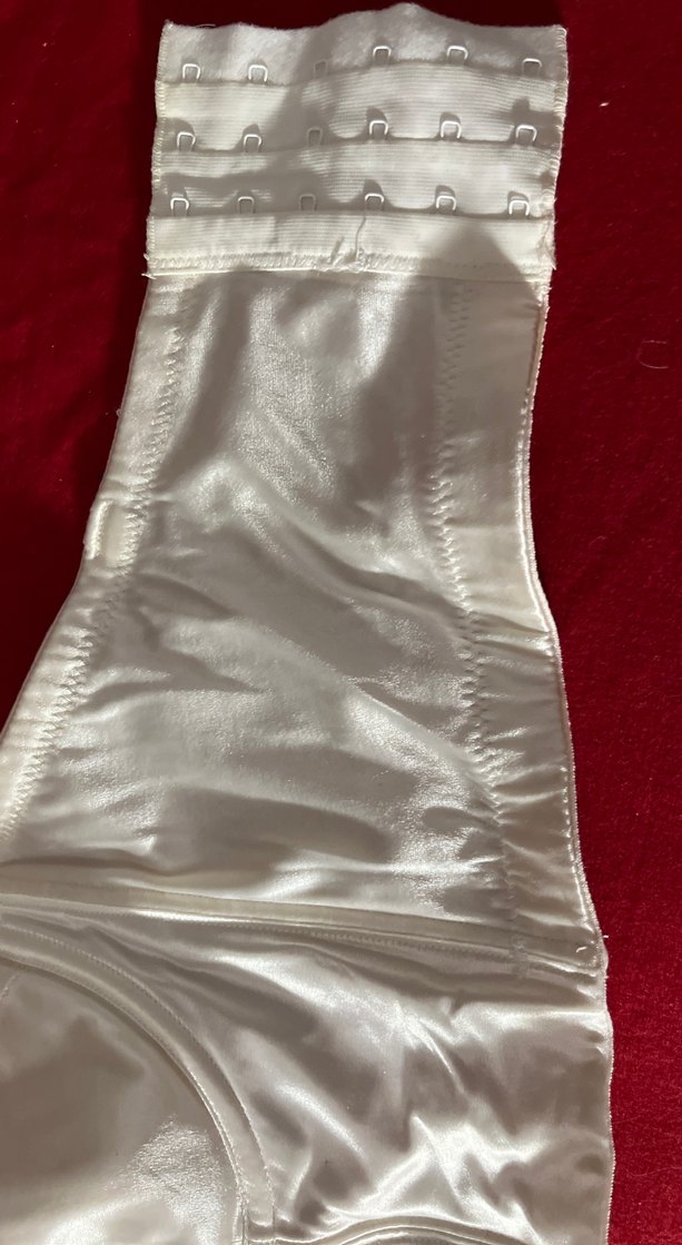 Parlak Beyaz Vintage Midi Sütyen altan marka - Görsel 3