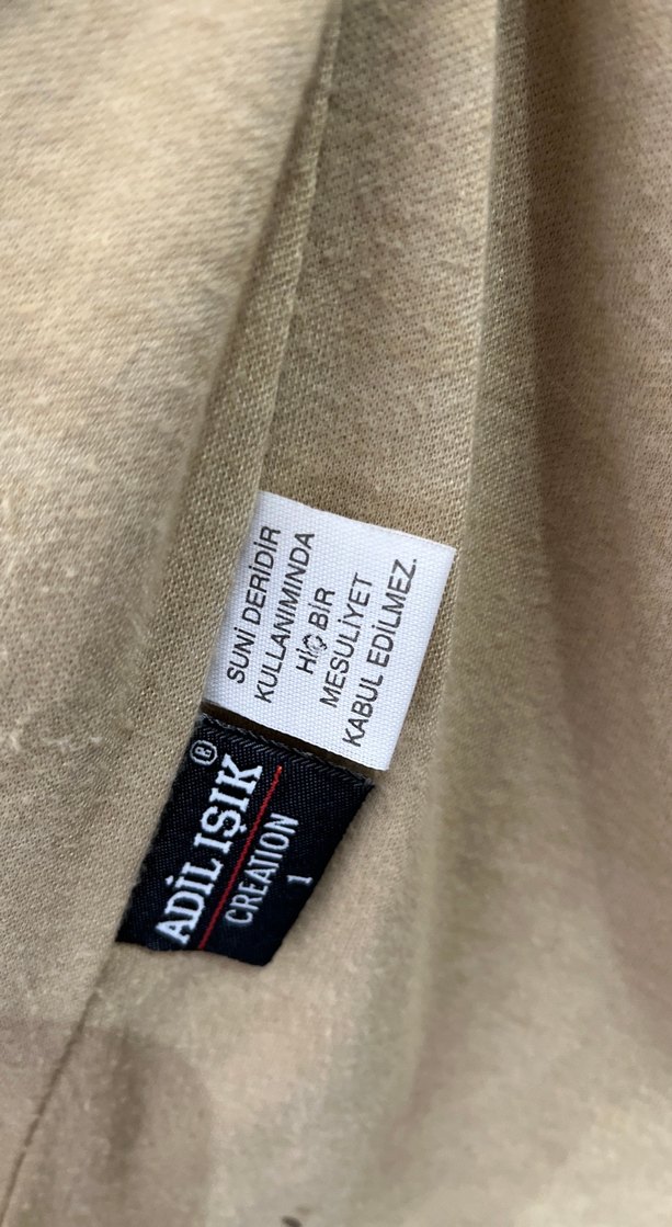 Kahverengi Süet Kadın Deri Ceket - Görsel 4