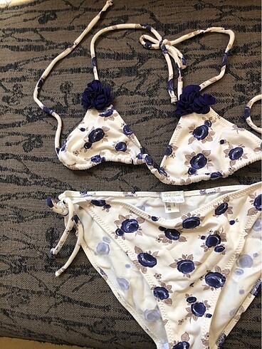 11-12 Yaş Beden çeşitli Renk Kız çocuk bikini