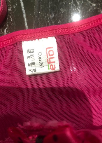 m Beden Dantelli Pembe Kadın Bustiyer loya marka