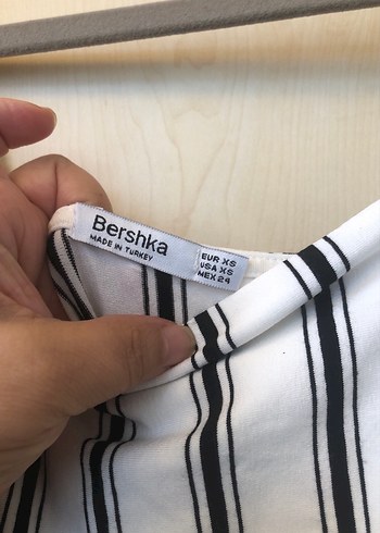 xs Beden beyaz Renk Çizgili Uzun Askılı Kadın Tulum