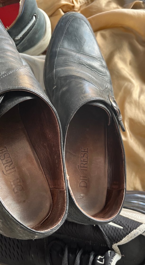 Gri Deri Tokalı Erkek Klasik Ayakkabı - Görsel 4