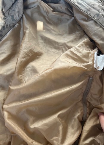 Gri Kamuflaj Desenli Erkek Keten Ceket/mont - Görsel 3