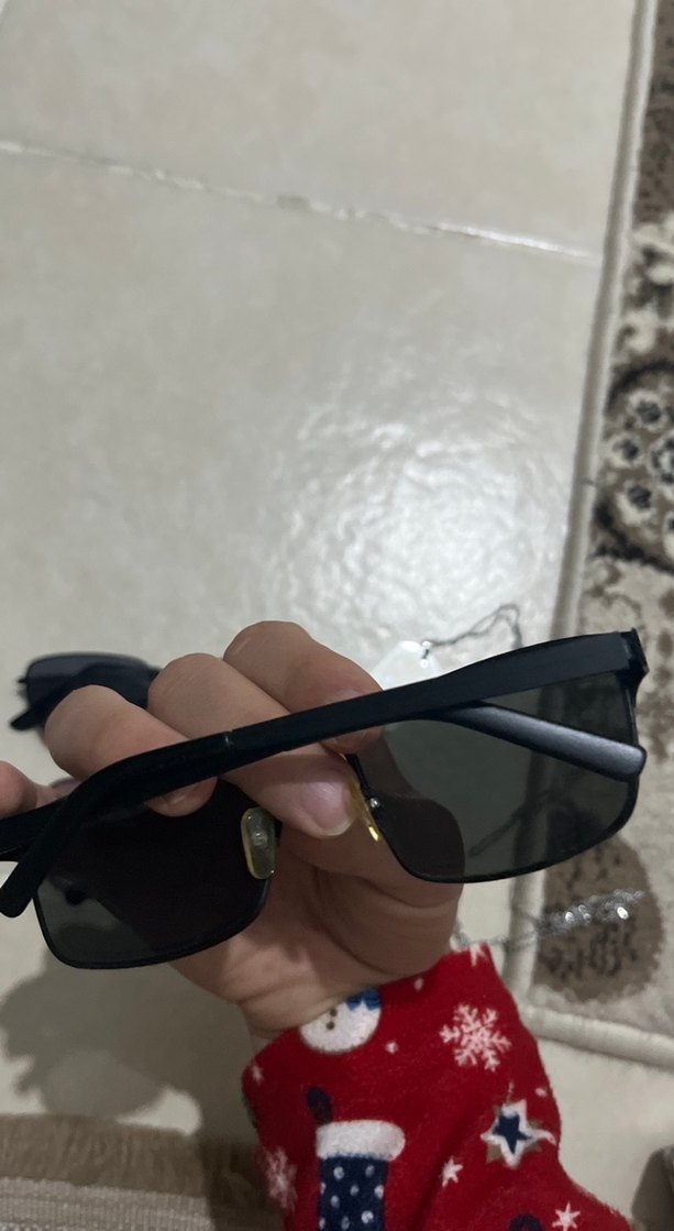 Siyah Minimalist erkek/kadın Güneş Gözlükleri - Görsel 5