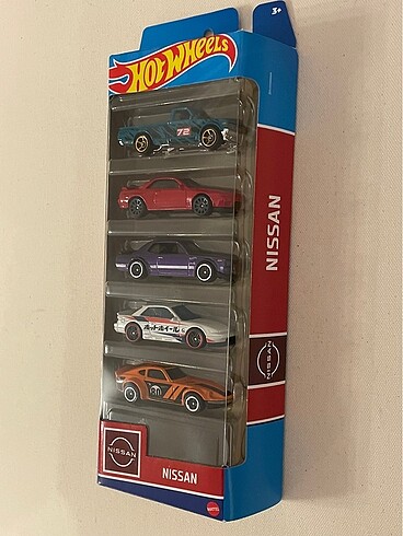  5 li Nissan Set Hot Wheels