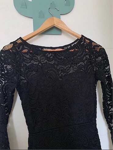 xs Beden H&M Dantel Elbise