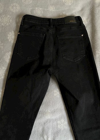 Siyah dar Kesim Kot Pantolon - Görsel 5