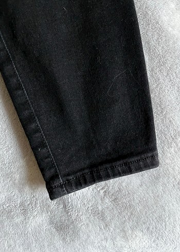 Siyah dar Kesim Kot Pantolon - Görsel 3