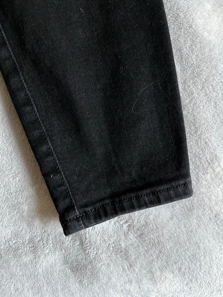 Siyah dar Kesim Kot Pantolon - Görsel 3