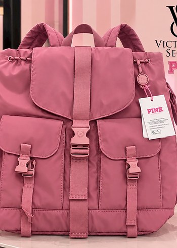 Victoria s Secret Victorias Secret Pink Pudra Pembe Sirt Cantasi