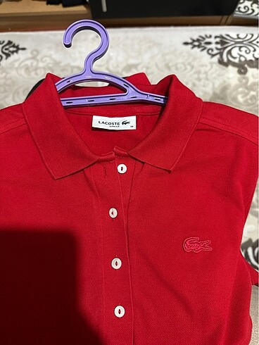 Lacoste Kırmızı orijinal lacoste polo