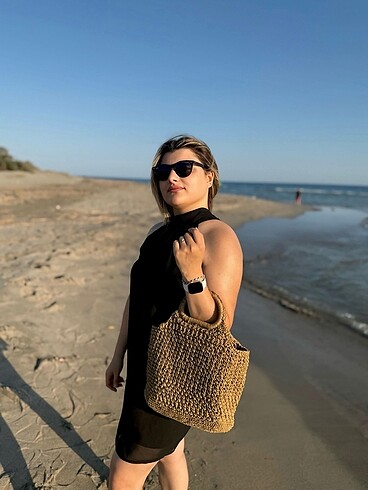 Zara hasır çanta
