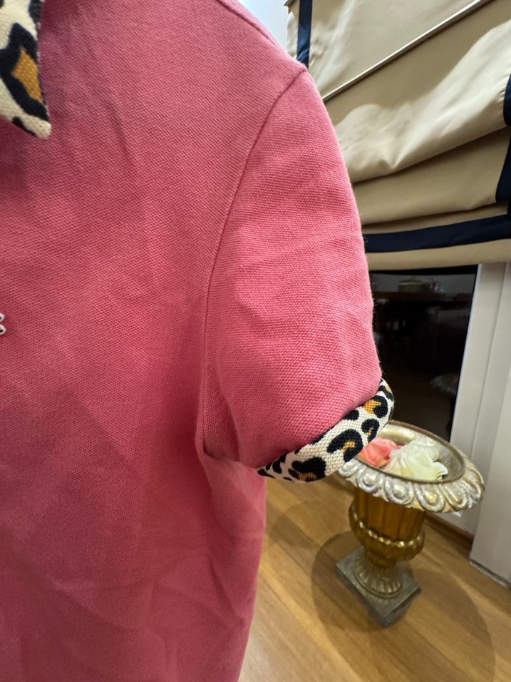 Renkli Baskılı Pembe  leopar Orjinaldir. - Görsel 5