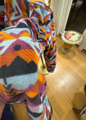 Kız Çocuk Çok Renkli Desenli  orjinal polar - Görsel 3