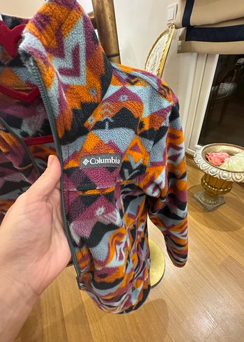 Kız Çocuk Çok Renkli Desenli  orjinal polar - Görsel 2