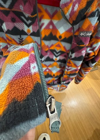 Kız Çocuk Çok Renkli Desenli  orjinal polar - Görsel 4