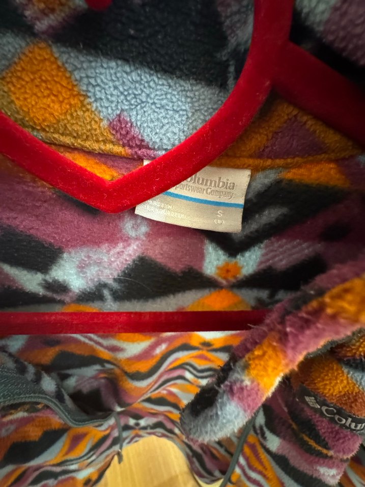 Kız Çocuk Çok Renkli Desenli  orjinal polar - Görsel 5