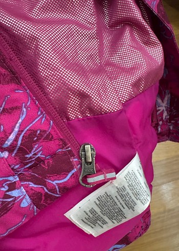 Pembe Baskılı Uzun Kollu kız çocuk mont - Görsel 8