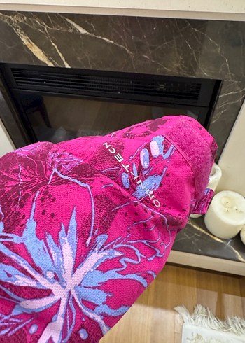 Pembe Baskılı Uzun Kollu kız çocuk mont - Görsel 13